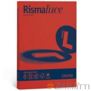 CARTONCINO RISMALUCE ROSSO...